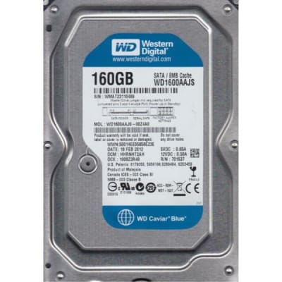 WESTERN DIGITAL WD1600AAJS-00Z4A0