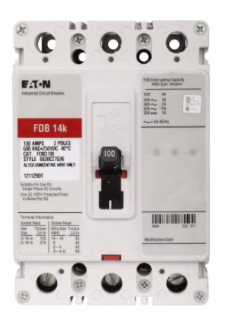 EATON CORPORATION FDB3030LA05