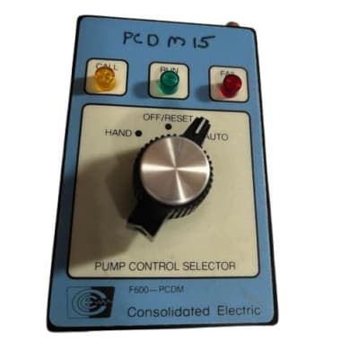 CONSOLIDATED ELECTRIC F600-PCDM