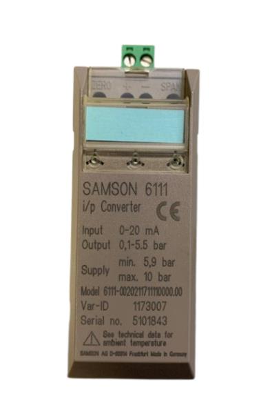 SAMSON AG 6111-0020211711110000.00