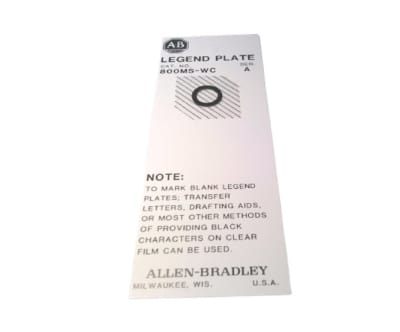 ALLEN BRADLEY 800MS-WC40