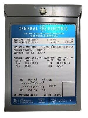 GENERAL ELECTRIC 9T-51B-7