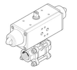 FESTO VZBA-1/4"-GG-63-T-22-F0304-V4V4T