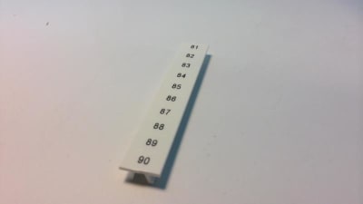 PHOENIX CONTACT ZB 6,QR:UNGERADE ZAHLEN 81-90