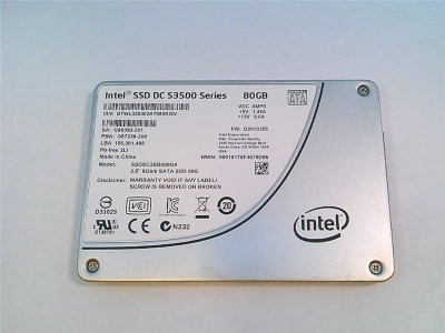 INTEL SSDSC2BB080G40