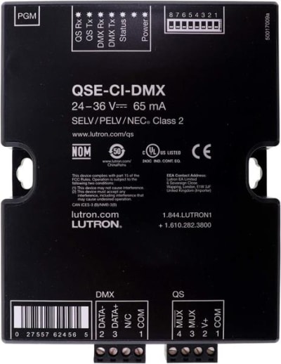 LUTRON QSE-CI-DMX