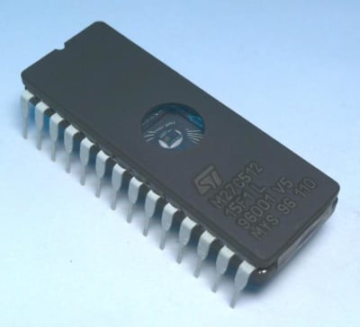 ST MICRO M27C512-15F1