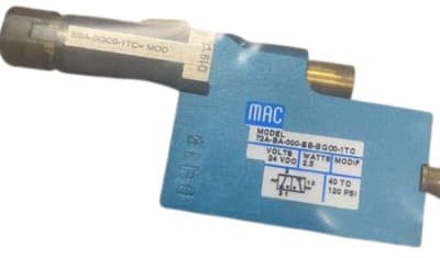 MAC VALVES INC 72A-BA-000-BB-BGC0-1TC