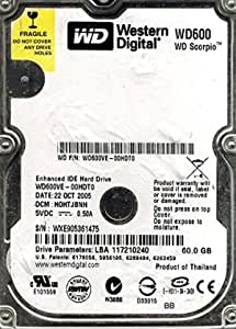 WESTERN DIGITAL WD600VE-00HDT0