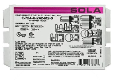 SOLA BALLASTS E-724-U-242-M2-S