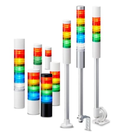 PATLITE LR4-3M2LJNW-RYG