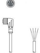 LEUZE KD U-M8-4W-V1-100
