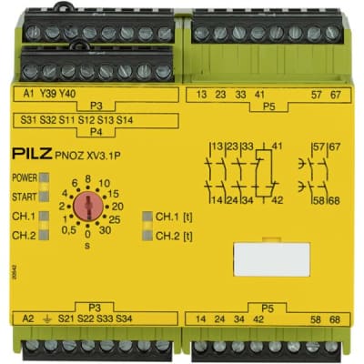 PILZ PNOZ XV3.1P 30/24-240VACDC 3NO 1NC 2NO T