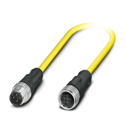PHOENIX CONTACT SAC-4P-M12MS/ 5,0-547/M12FS BK