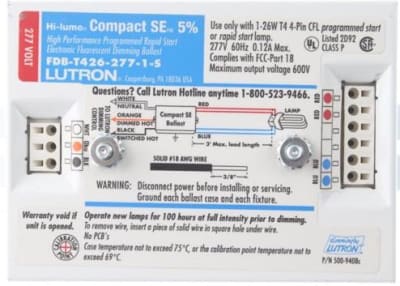 LUTRON FDB-T426-277-1-S