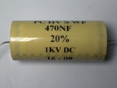 LCR CAPACITORS PC/HV/S/WF 470NF 1KV
