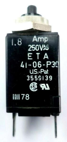 E-T-A CIRCUIT BREAKERS 41-06-P30-1.2A