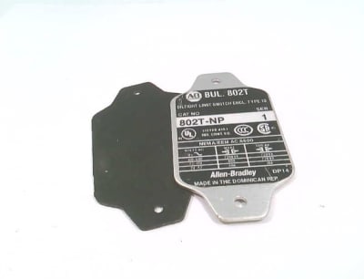ALLEN BRADLEY 802T-NP-COVER