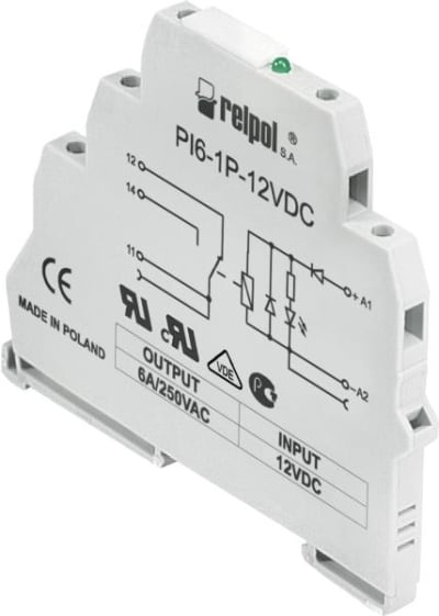 RELPOL PI6-1P-115VAC/DC