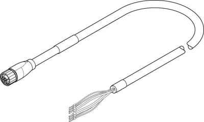 FESTO NEBM-M16G8-E-7.5-Q7-LE8-1