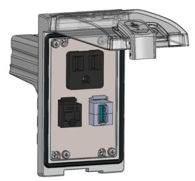 MENCOM LP1-DP1-RJ45-USB-AFAF