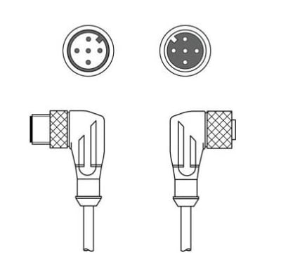 LEUZE KDS DN-M12-5W-M12-5W-P3-100