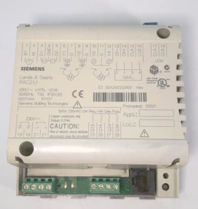 SIEMENS RXC21.1