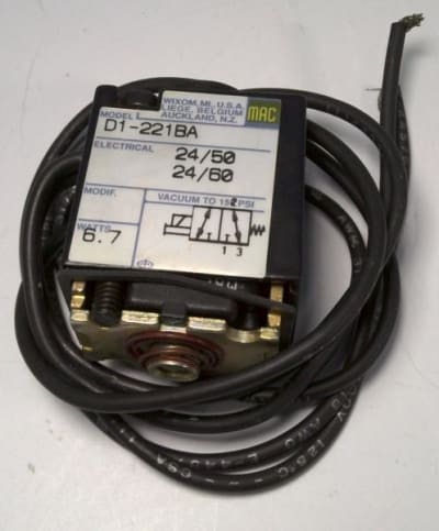 MAC VALVES INC D1-221BA