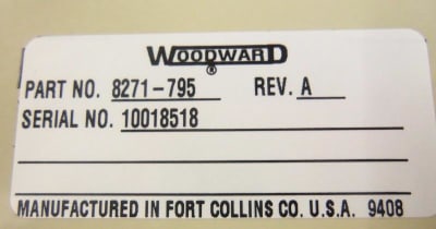 WOODWARD 8271-795