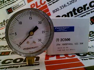 ASHCROFT 25W-1005PH02L-XZG-30