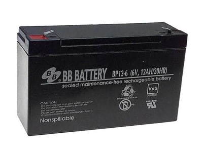 BB BATTERY BP12-6