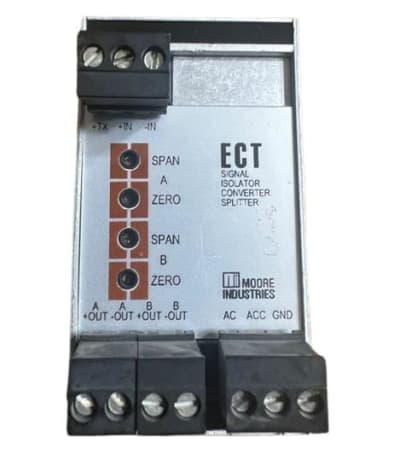 MOORE INDUSTRIES ECT/4-20MA/2X4-20MA/117AC-RF-TX(DIN)
