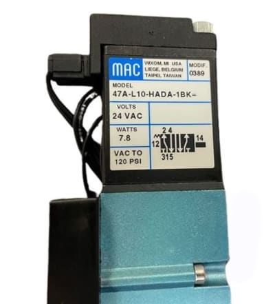 MAC VALVES INC 47A-L10-HADA-1BK