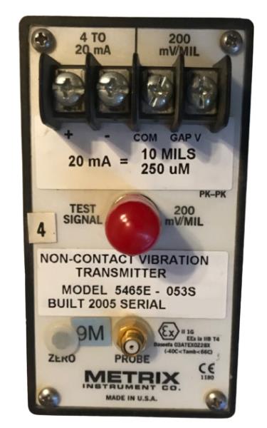 METRIX VIBRATION 5465E-053S