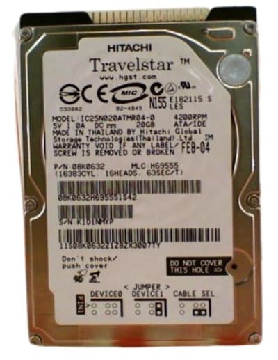 HITACHI IC25N020ATMR04-0