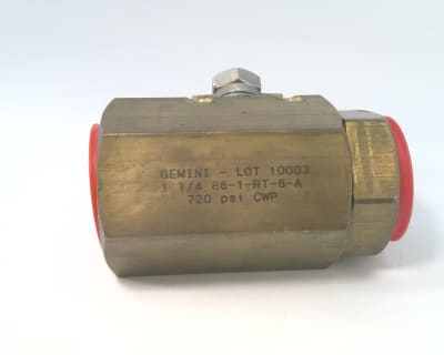 GEMINI VALVE 1-1/4-86-1-RT-6-A