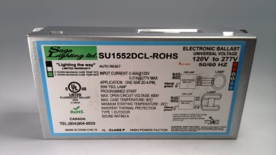 SAGE LIGHTING SU1552DCL-ROHS