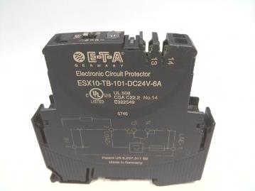 E-T-A CIRCUIT BREAKERS ESX10-TB-101-DC24V-6A