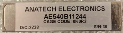 ANATECH ELECTRONICS AE540B11244