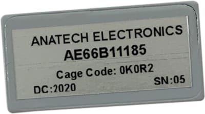 ANATECH ELECTRONICS AE66B11185