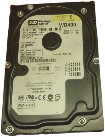 WESTERN DIGITAL WD400BB-00JHA0