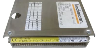 BACHMANN ELECTRONIC B08279/00