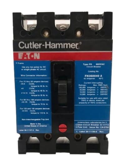 EATON CORPORATION FH360040A