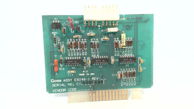 GOSS INTERNATIONAL 1-E9249