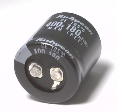 RUBYCON 400MXH180MEFCSN25X25