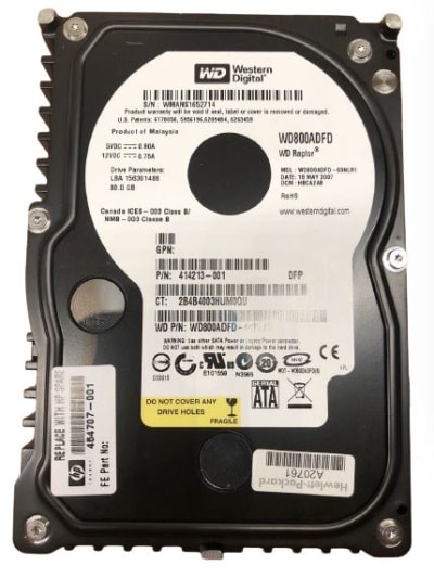 WESTERN DIGITAL WD800ADFD-60NLR1
