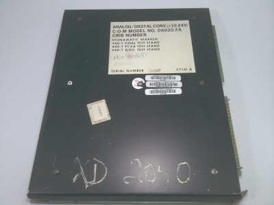 CONTROL O MATION D6020.FA