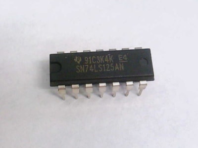 TEXAS INSTRUMENTS SEMI SN74LS125AN