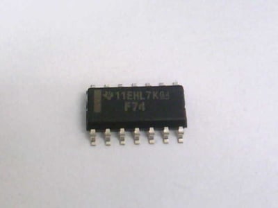 TEXAS INSTRUMENTS SEMI SN74F74D