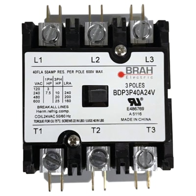 BRAH ELECTRIC BDP3P40A120V